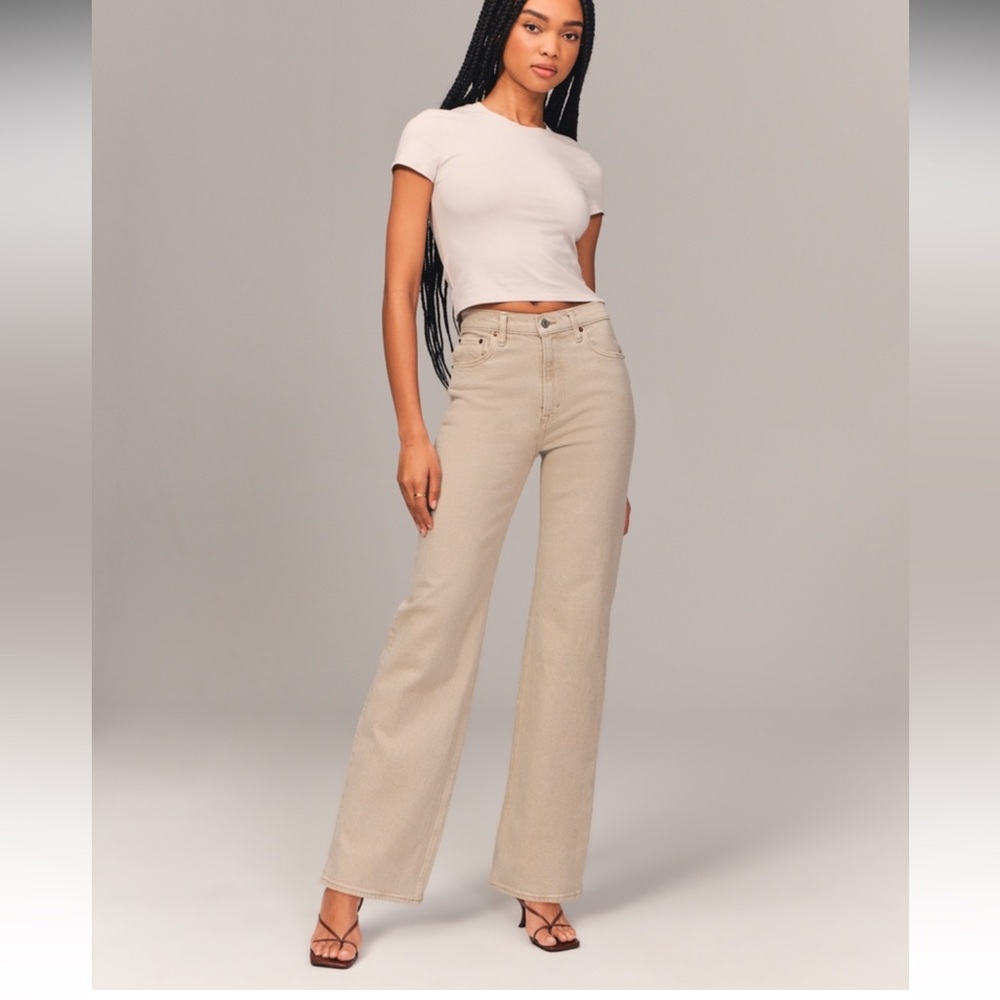 Abercrombie High Rise 90s Relaxed Jean